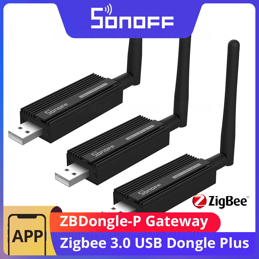 Zigbee Coordinator Stick - Gateway Zigbee SONOFF 3.0 ZBDongle-P, Hub