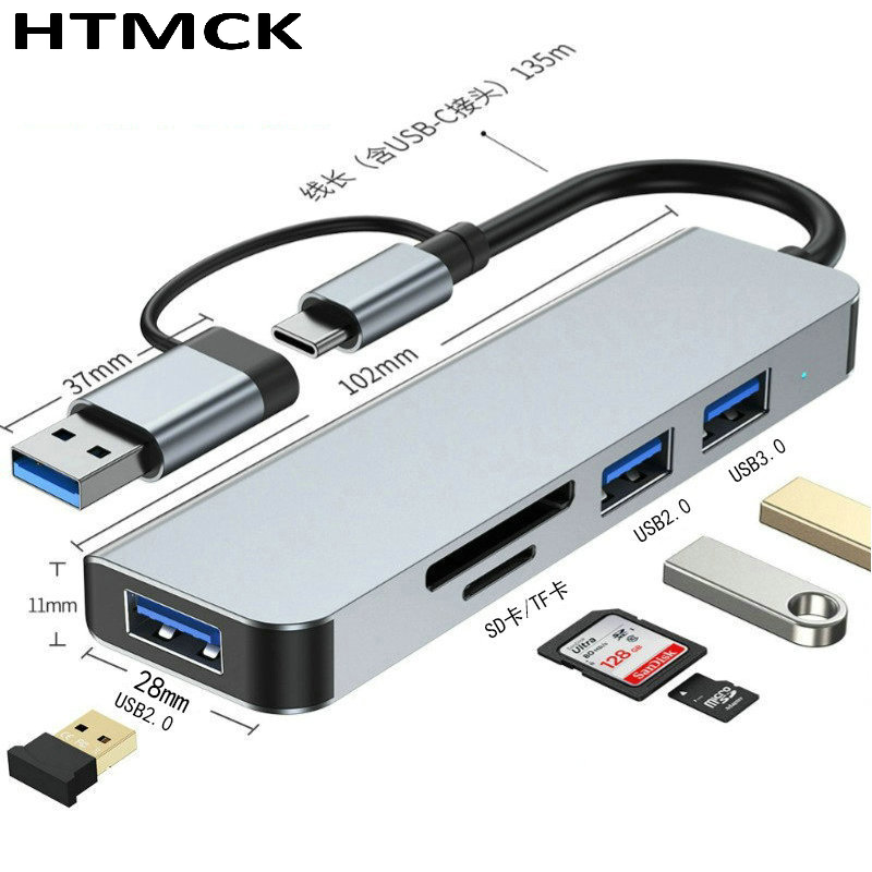 Home Assistant Sd - Hub USB-C 8 em 2 com