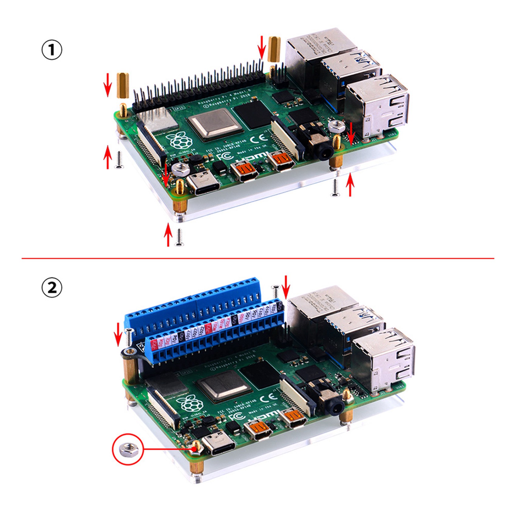 Placa de Expansão GPIO ABDE-2X - Pi Zero W Board avaliação e preço